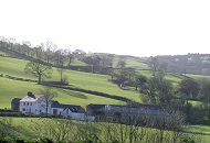 ウェールズの丘陵地帯