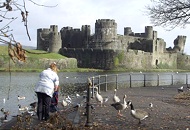 ウェールズのカーフリー城