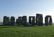 夕暮れのストーンヘンジ