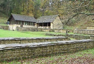 サイレンセスター北方のローマ人の遺跡。すっかり整備されている