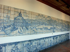 �^�C���ŕ`���ꂽ��k�БO�̃��X�{��